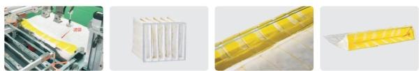 12pcs/Min Air Filter Pleating Machine Successful Air Filter Frame Production