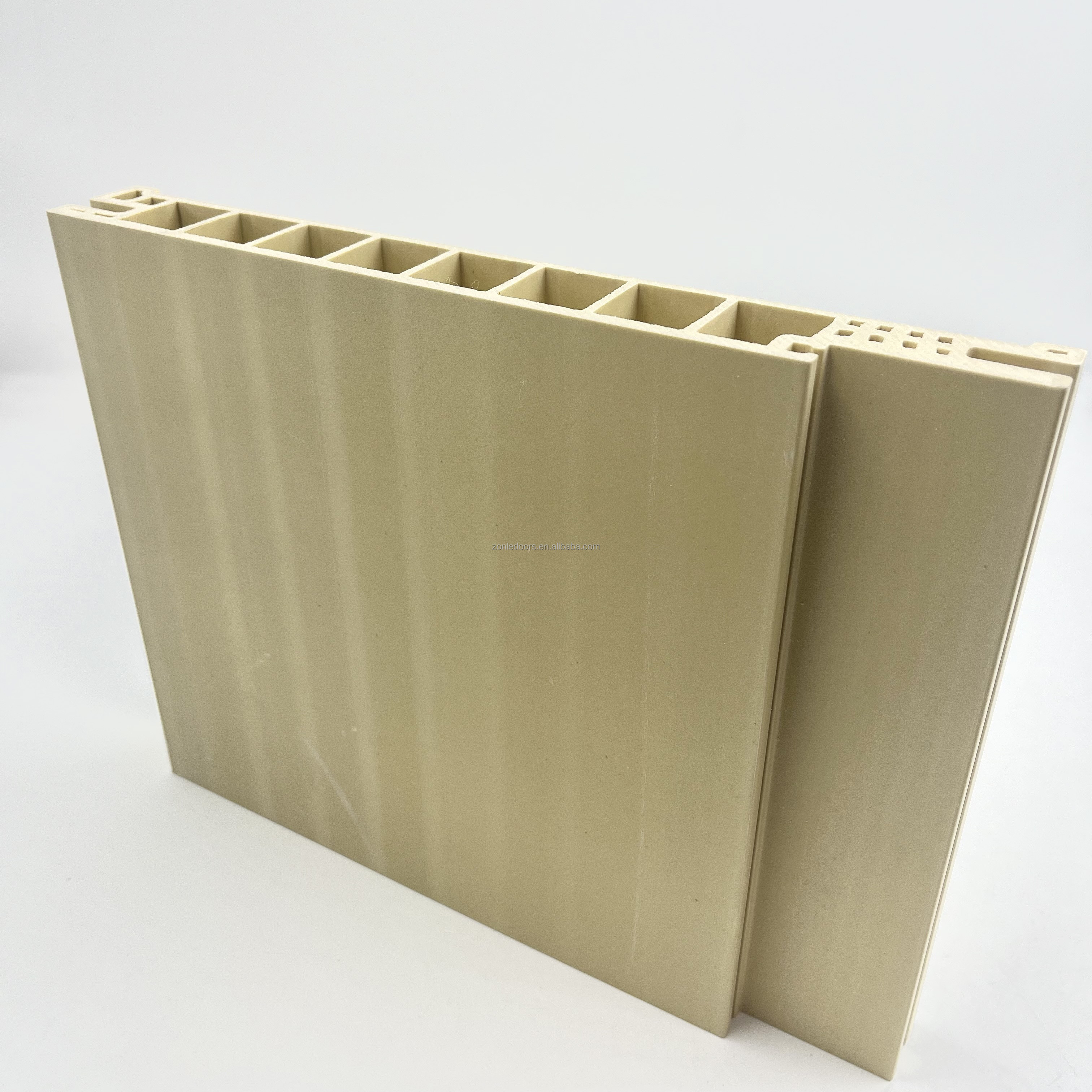 Export Main Front Entry Cheap Price Customize WPC Door Panel MDF Door Jamb Interior Doors Frame for Houses With Smart Lock
