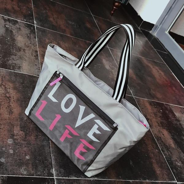 Korean version of short-distance large-capacity Oxford cloth travel bag portable waterproof travel bag