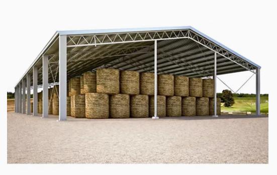 Pre Fabricated Steel Agricultural Buildings Large Agricultural Shed Q345 Q235