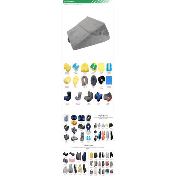 Sleep Better on a Memory Foam Leg Vein Padded Bed with Customized Color and Pillow Legs