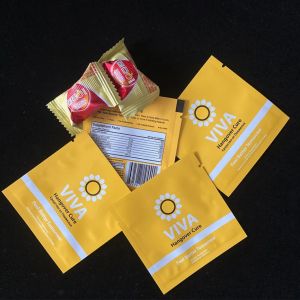 Polysmarts Bolsa de sello térmico reciclable de 3 lados Bolsa de sello de aluminio recargable de 3 lados con diseño personalizado