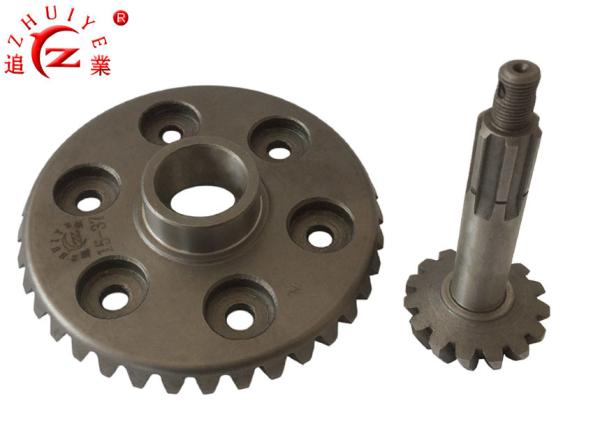 20CrMnTi 15/37 Crown Wheel And Pinion Gear For Auto Rickshaw Rear Differential