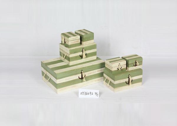 Light Green White 41x37x55cm Jewelry Wooden Box Cabinet