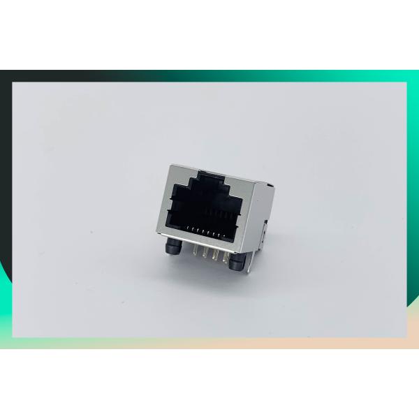 保護された縦の180程度単一の左舷RJ45 LANジャック