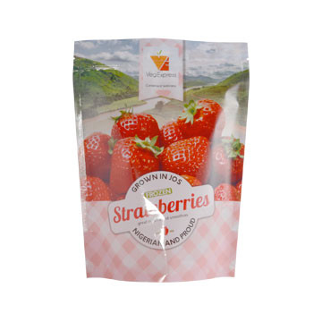Laminated Material and zip lock fresh vegetable plastic bags / transparent k fruit packing bags