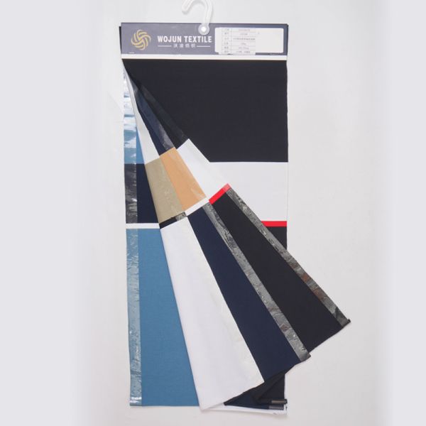 Breathable And Comfortable, Moisture-Absorbing Striped Knit Fabric For Polo Shirt
