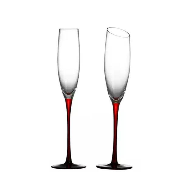 B2B Wholesale:Bulk Hotel Glassware: Custom 6-10oz Chip-Resist Crystal Flutes - Lead-Free, Durable