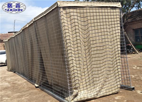 Heavy Duty Military HESCO Defensive Barriers SX - 10 / Galvanized Gabion Box