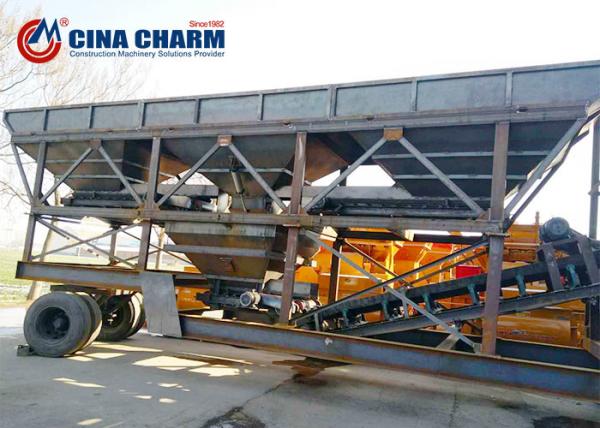 High Precision Concrete Batching Machine With 2885mm Charging Height