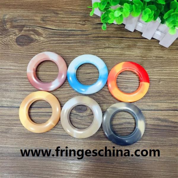 Fashion Prime ABS Plastic Custom Curtain Rings Circles Rod Accessories