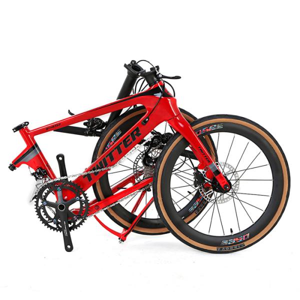 Hydraulic Brake Carbon Fiber Mountain  Folding Bike SRAM S700 22 Speed