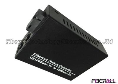 Ethernet To Fiber Media Converter With One SC Optical Interface And Two RJ45 Ports