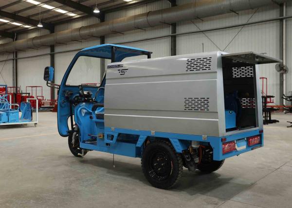 1-4 Cubic Meter Water Cooled Pure Electric Small Garbage Truck