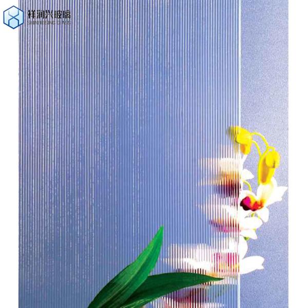 Shinerising 5mm 8mm 2100mmx2400mm Ultra Clear Moru Figured Glass for Chinese Furniture