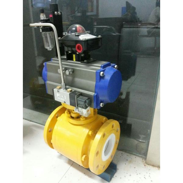 Self Relieving Seat Ceramic Floating Ball Valve For Water System DN15 ~DN1400