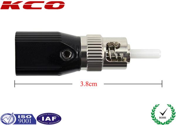 Optical ST Fiber Adapter Bare Fiber Adaptor Testing Insert Loss Fiber Pigtails