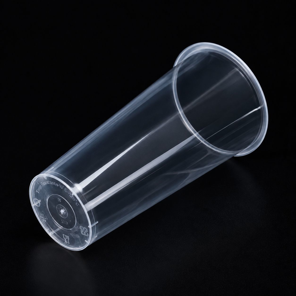 700ml 90mm High Transparency PP Plastic Cups Custom Printing for Cold Beverages