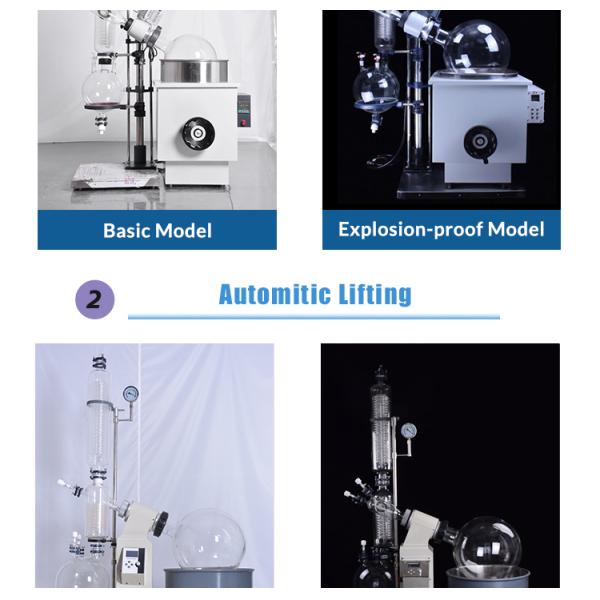 Испаритель 6.5KW автоматический поднимаясь 50l CE электрический роторный