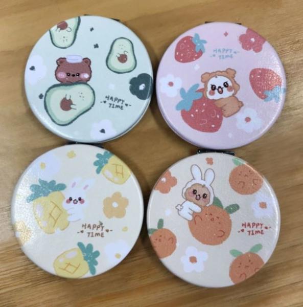 New Style Mini Carton Beauty Makeup Mirror Pocket Mirror