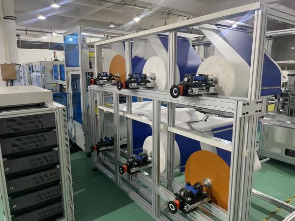 PLC-controlled Automatic Non-woven Primary Air Filter Bag-making Machine.