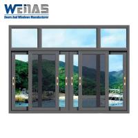 Thermal Break Exteriors Aluminium Sliding Windows 2-3 Tracks With Stainless Steel Screen Mesh
