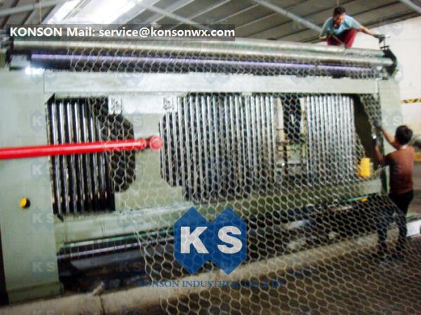 100X120mm 3.5mm Wire Gabion Production Line