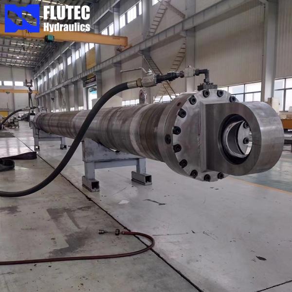 Self Developed Design Luffing Cylinder For Statcker Relcaimer Double Acting Normal Temperature