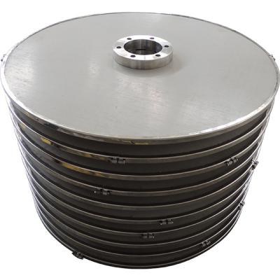 SS904L Chemical Sintered Disc Filter , Silver 20 micron Leaf Disc Filter