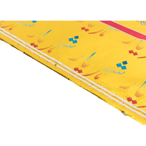 Gravure / Flexo Printed PP Woven Foil Food Bags For Potato / Rice Packaging