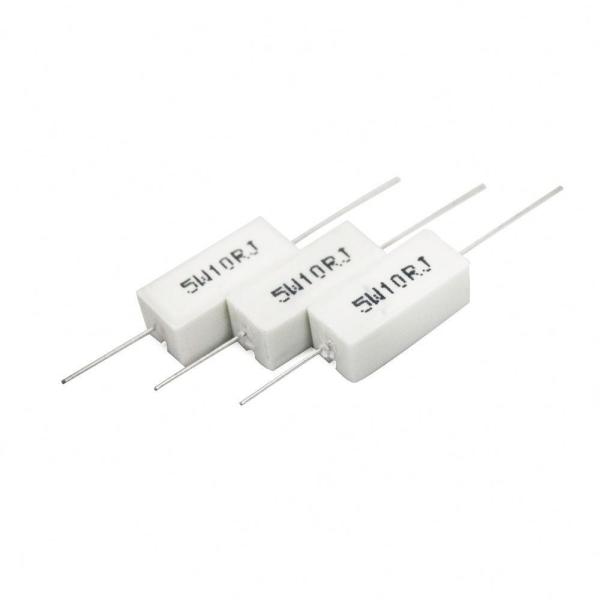 Résistant de séparation de haut-parleur RX27 5W 10W 20W Watt Résistant de ciment céramique haute puissance