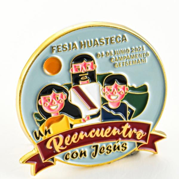Customized Metal Die Cast Bat Souvenir Epoxy Soft Enamel Pin Badge for Men in Europe