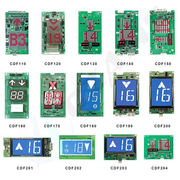 Части подъема лифта табло LCD этапа DC12 24V белые для панели ПОЛИСМЕНА