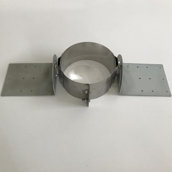 Spigot Locking Single Wall Chimney Rotating Bracket 0.45mm-1.2mm Thickness
