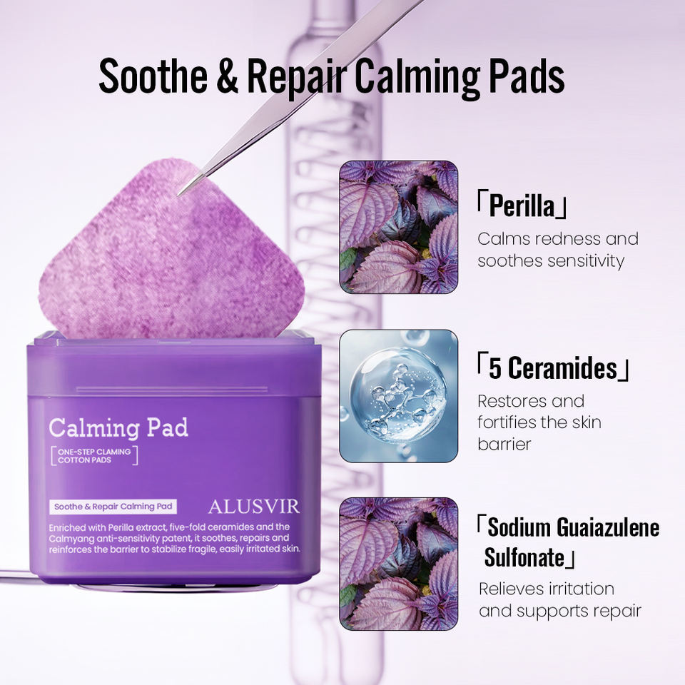 OEM ODM Brand Skincare Perilla Ceramide Soothing Hydrating Toner Facial Mask Hydrating Cleansing Pad Facial Mask