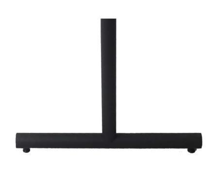 Restaurant Metal Table Legs  2''X20'' Table Base Black / Brown Colour End Base