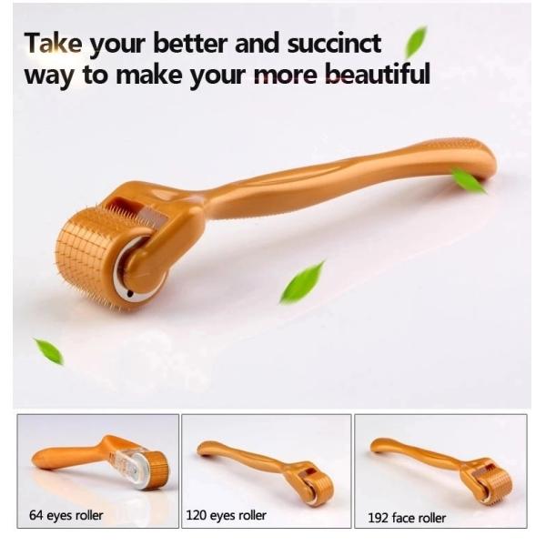 Customize Derma Roller for Skin Rejuvenation 120 Needles Micro Needle Therapy Face Roller