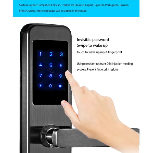 Отель Passcode Smart Door Lock с RFID-картой и ключом управления доступом