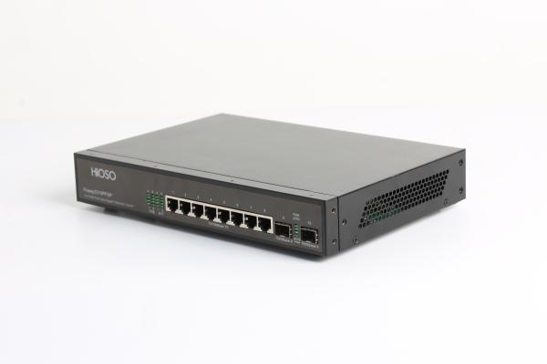 8 10/100M PoE Ports 2 1000M SFP Ports Poe Ethernet Switch 10 Ports