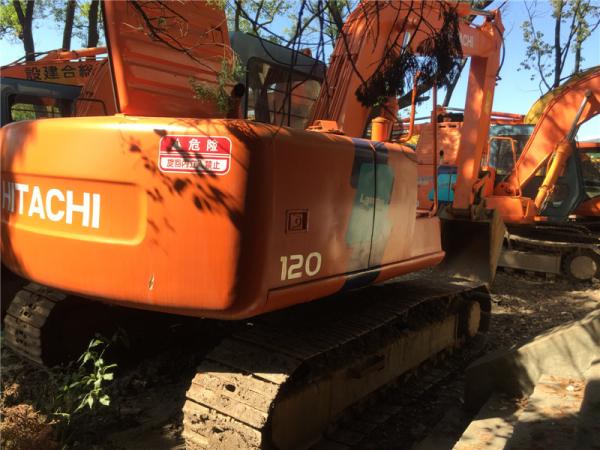 11T weight Used Crawler Excavator Hitachi EX120 A-4BG1T engine with Original Paint