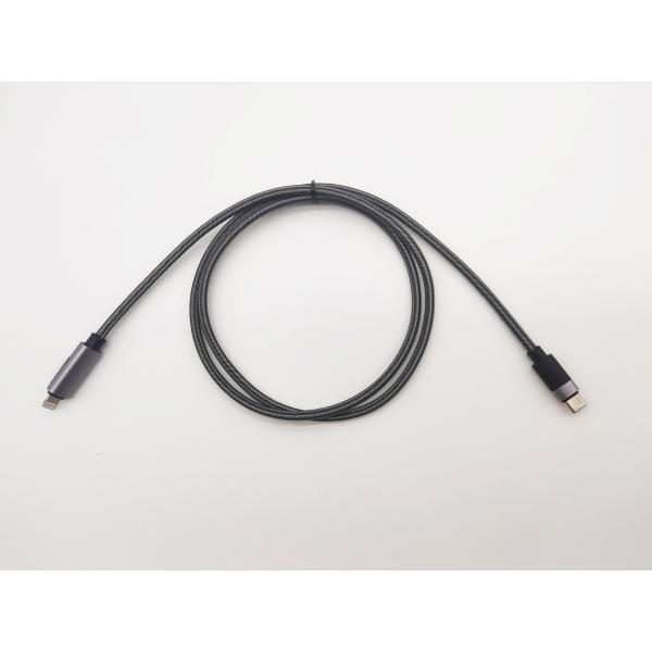 Hombre Tipo C para la iluminación de los cables USB de carga rápida