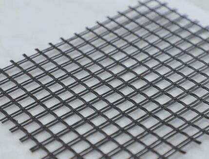 PVC Coated PET Polyester Geogrid Soil Stabilization Fabric High Strength