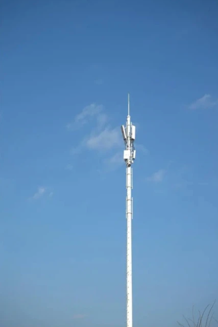 Wind Resistant Monopole Telecommunications Tower Expandable Steel Structure Tower