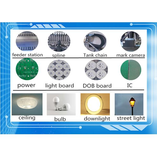 4KW 40000 CPH linear motor and servo motor LED bulb IC PCB SMT pick and place machine