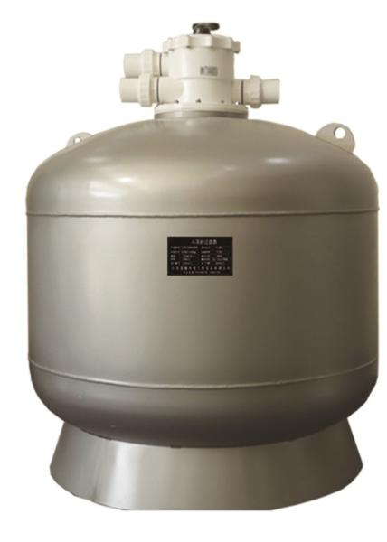 Stainless Steel Water Purification Tank , Silver Top Out Quartz Pool Sand Tank