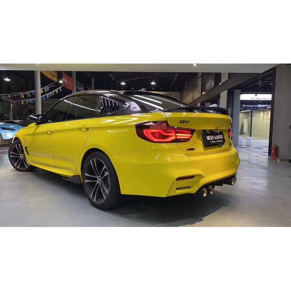 Material de plástico de PP F34 Serie 3 GT 320 330 328i Kit de carrocería F34 Actualizar M4 Estilo Frente y parachoques traseros