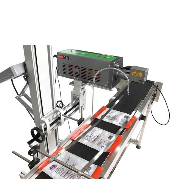 Single Color CO2 Laser Marking Machine for Beverage Industrial 40W Laser Printer