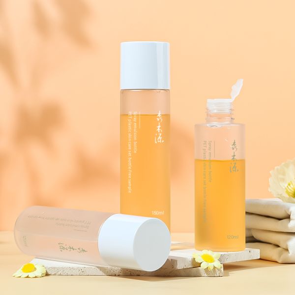 PET Toner Bottle Designed for Facial Toner & Essence Water Packaging
