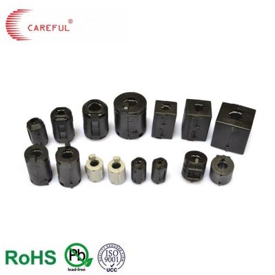 NiZn EMI Cable Clamp Ferrite Toroidal Core For HTMI Wire Harness
