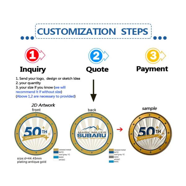 Diecast Custom Challenge Coins Satmping Commemorative Coin OEM